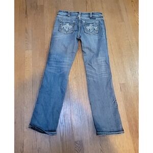 Cowgirl Tuff Co Women's Wild & Wooly Shimmer‎ Jeans Bootcut Sequined Rodeo Denim